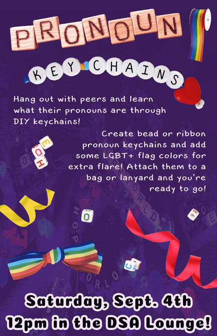 PRONOUN KEYCHAIN - Poster print (Work Project)