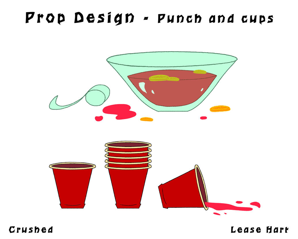 CRUSHED - Punch and cups (Animation Lab Production class)
