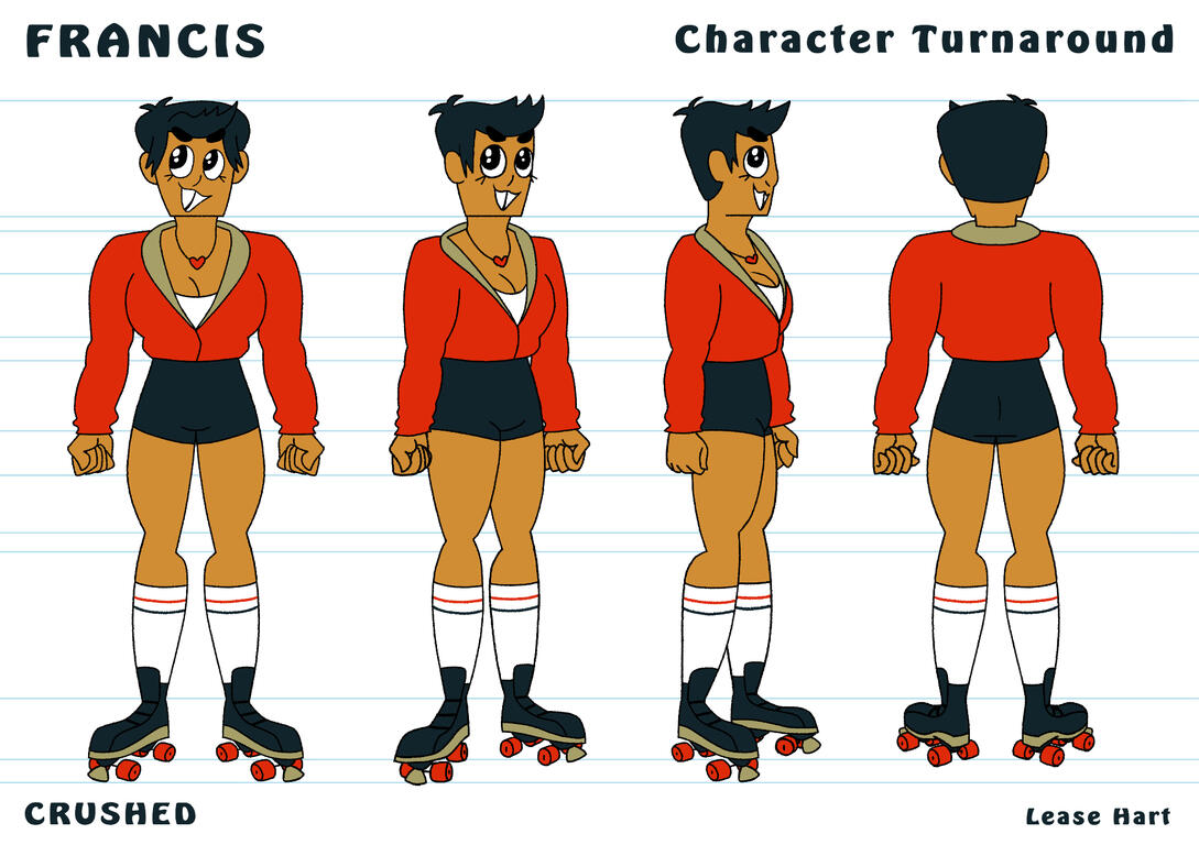 CRUSHED - Senior Film, Character sheets (Animation Lab Production class)